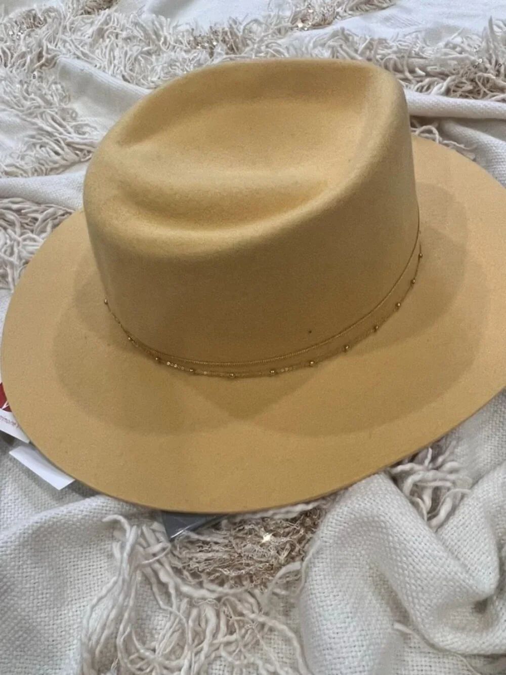 Van Palma Chain Detail Fedora Hat